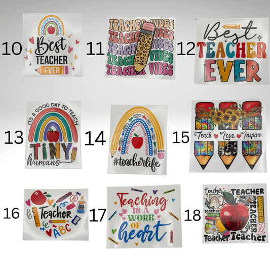 Teacher Cup Wraps