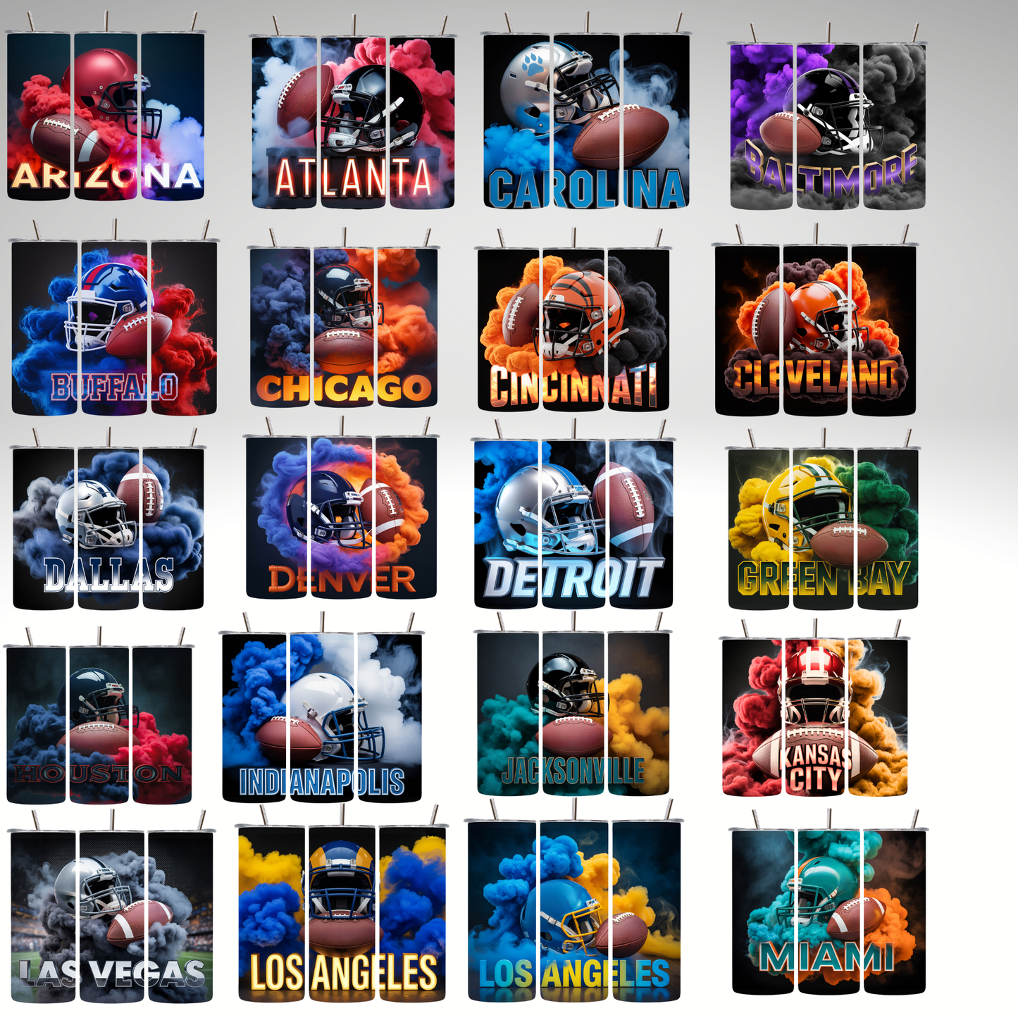 20 oz Stainless Steel Tumbler - NFL