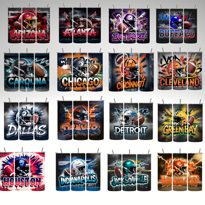 20 oz Stainless Steel Tumbler - NFL