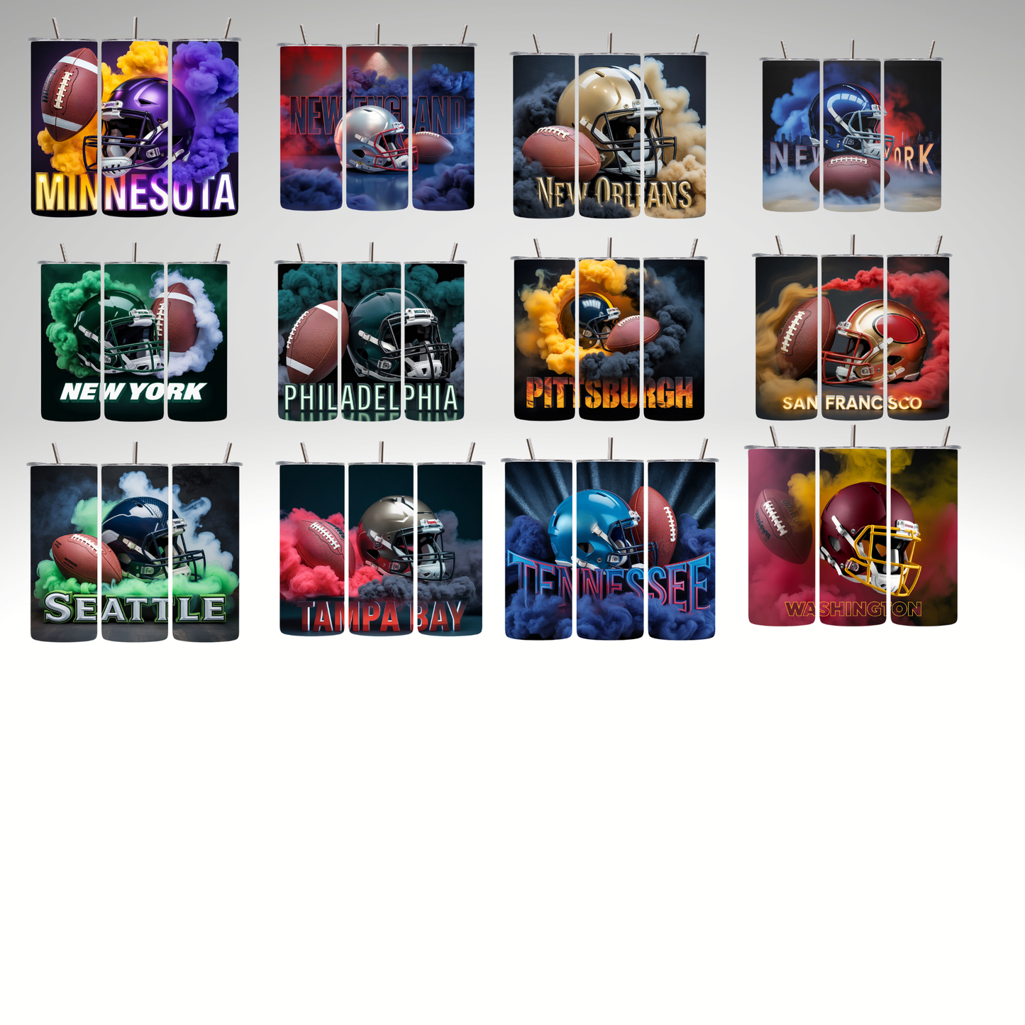 20 oz Stainless Steel Tumbler - NFL