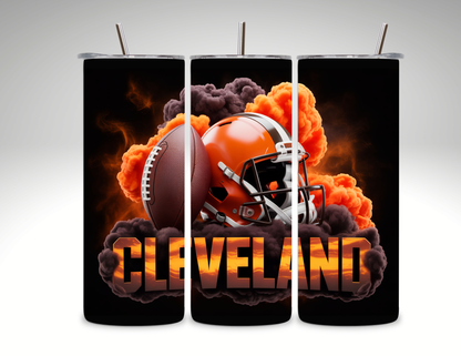 20 oz Stainless Steel Tumbler - NFL