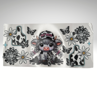 Highland Cow Cup Wraps