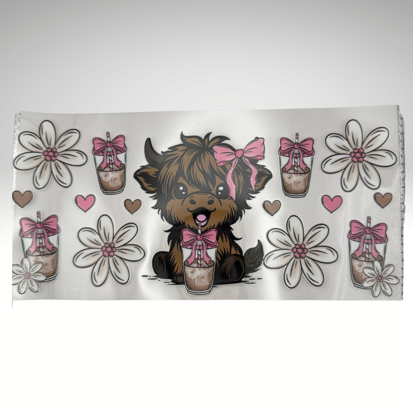 Highland Cow Cup Wraps