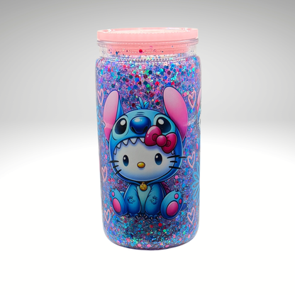 16 oz Snow Globe Tumbler