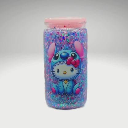 16 oz Snow Globe Tumbler